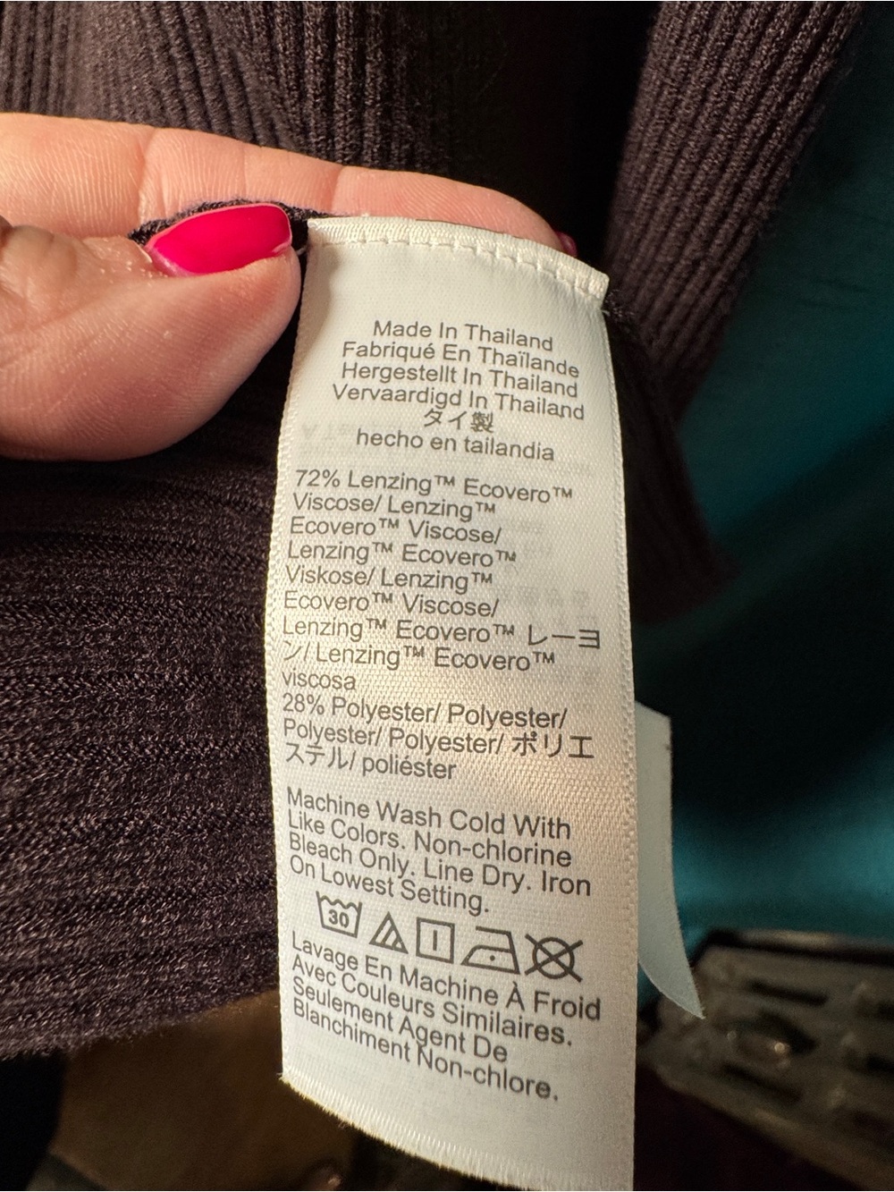 Madewell espresso signature knit V-neck midi dress XL - Picture 9 of 9
